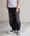 デニムバレルレッグパンツ キッズ商品サムネイル-3