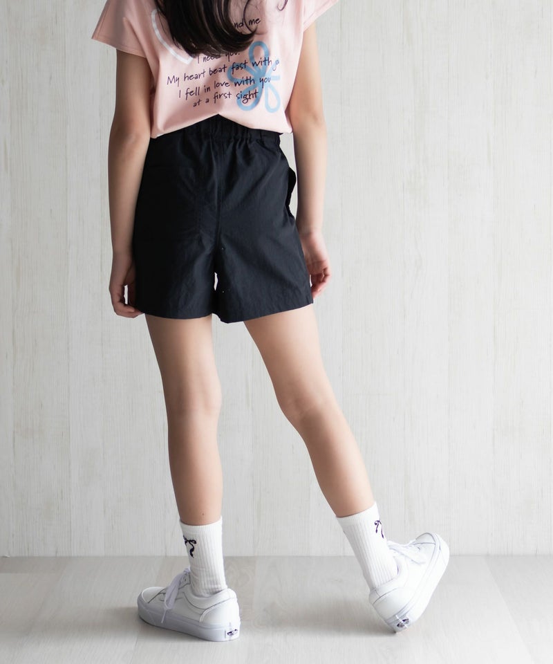 NAVY 水陸両用ガーリーナイロンショートパンツ キッズ商品画像-9