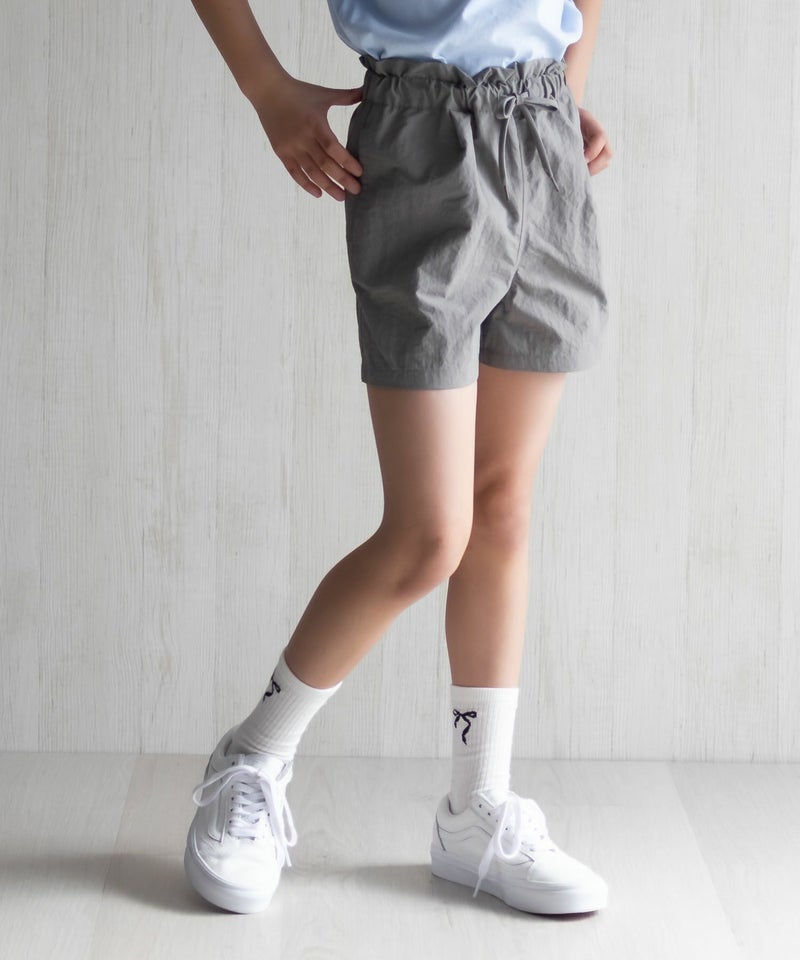 NAVY 水陸両用ガーリーナイロンショートパンツ キッズ商品画像-12