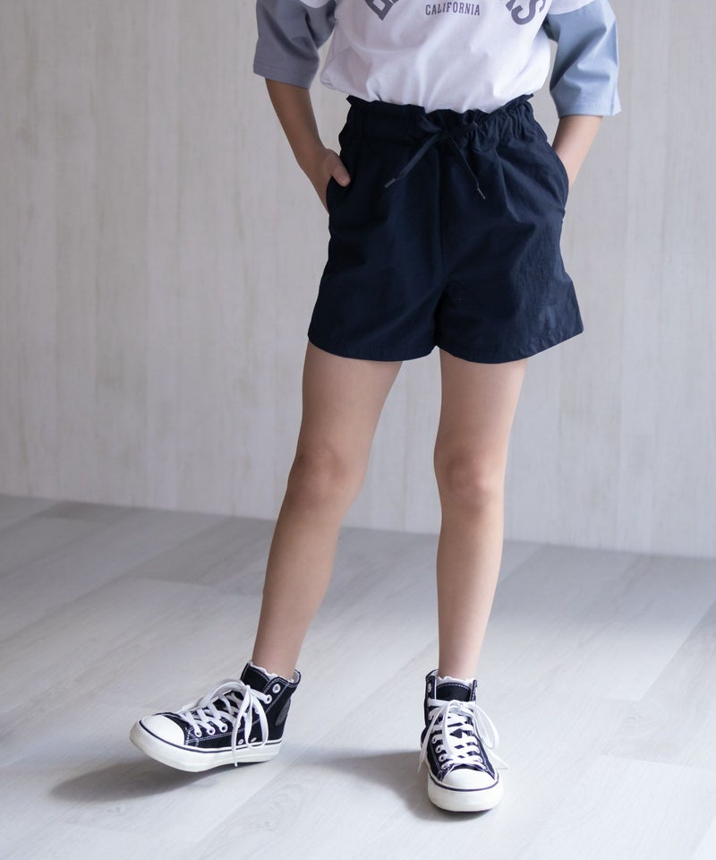 NAVY 水陸両用ガーリーナイロンショートパンツ キッズ商品画像-17