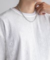 NOBLE PRODUCT レースアンサンブルTシャツ アクセサリー付き メンズ メール便 対応商品商品サムネイル-6