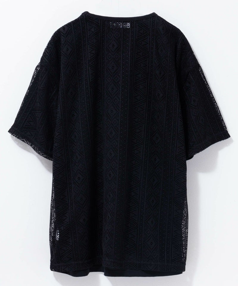 NOBLE PRODUCT レースアンサンブルTシャツ アクセサリー付き メンズ メール便 対応商品商品画像-18