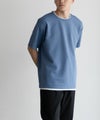 NAVY SARARI 接触冷感フェイクレイヤードTシャツ メンズ メール便 対応商品商品サムネイル-8
