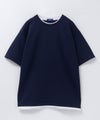 NAVY SARARI 接触冷感フェイクレイヤードTシャツ メンズ メール便 対応商品商品サムネイル-27