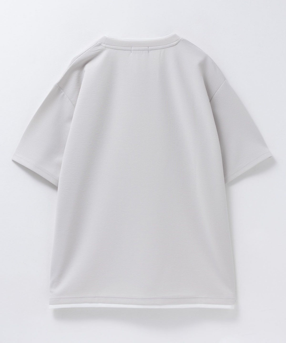 NAVY SARARI 接触冷感フェイクレイヤードTシャツ メンズ ネコポス 対応商品