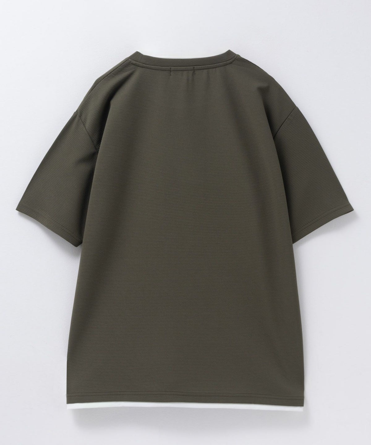 NAVY SARARI 接触冷感フェイクレイヤードTシャツ メンズ ネコポス 対応商品