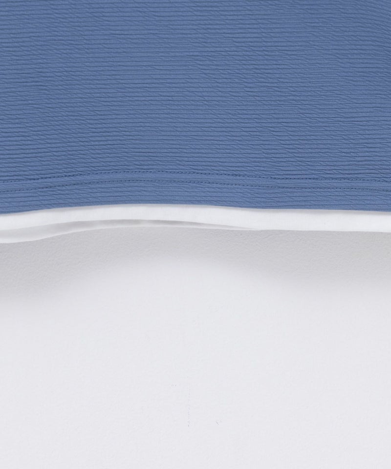 NAVY SARARI 接触冷感フェイクレイヤードTシャツ メンズ メール便 対応商品商品画像-33