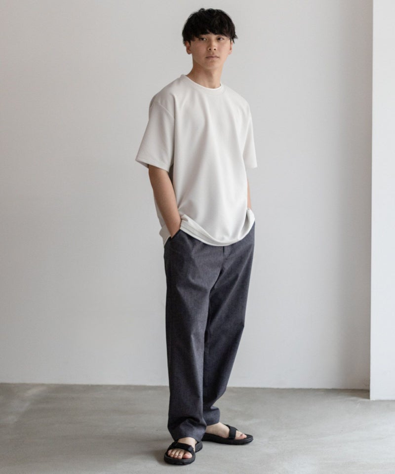 NAVY SARARI 接触冷感フェイクレイヤードTシャツ メンズ メール便 対応商品商品画像-37