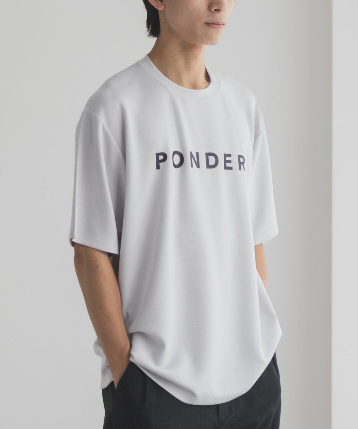 NAVY SARARI ポンチ素材 冷感プリントTシャツ メンズ ネコポス 対応商品