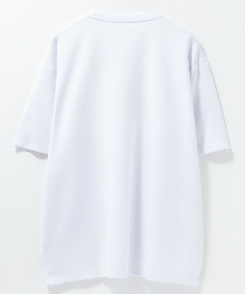 NAVY SARARI ポンチ素材 冷感プリントTシャツ メンズ メール便 対応商品商品画像-29