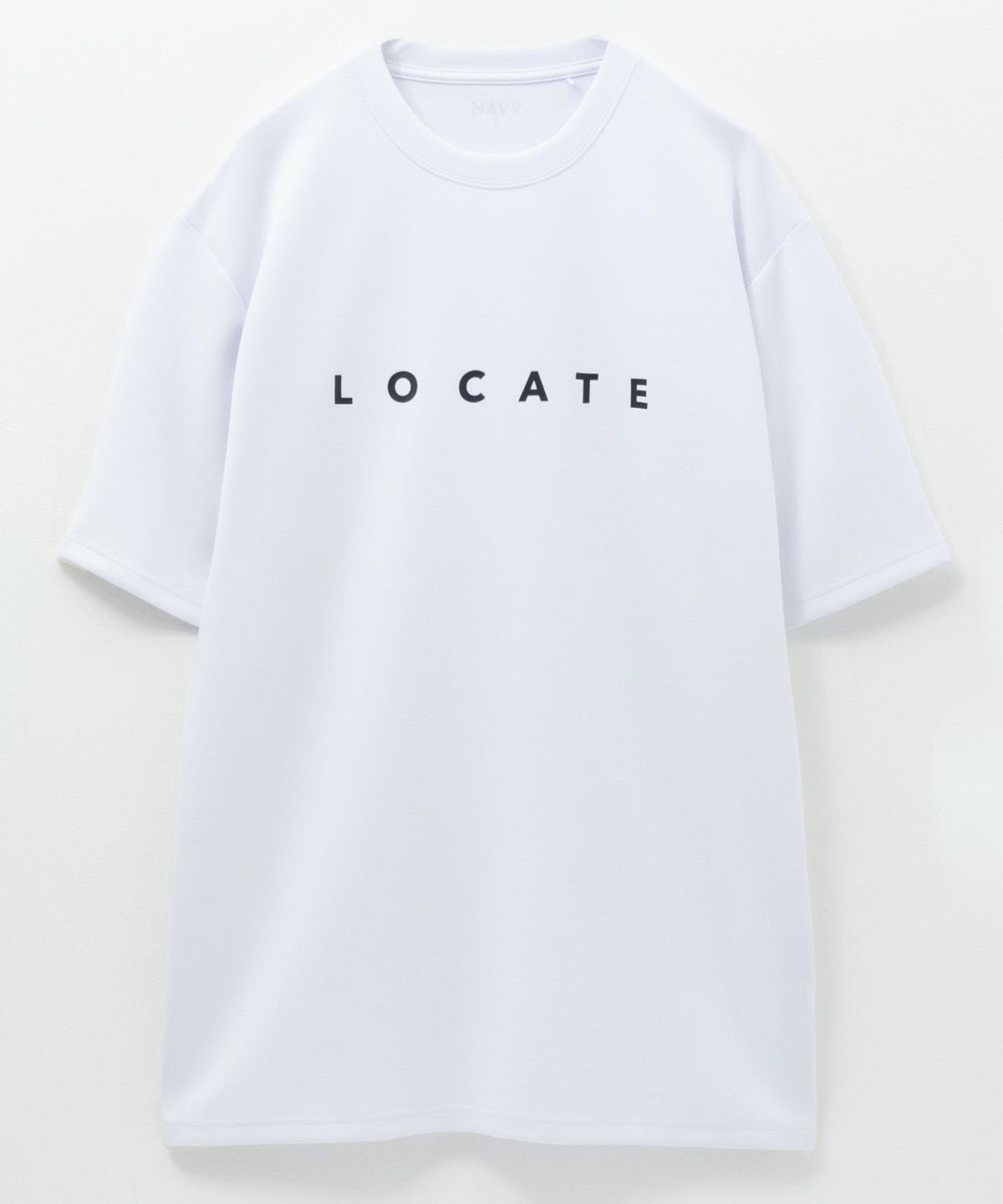 NAVY SARARI ポンチ素材 冷感プリントTシャツ メンズ ネコポス 対応商品