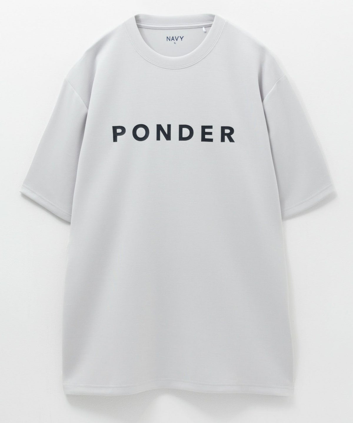 NAVY SARARI ポンチ素材 冷感プリントTシャツ メンズ ネコポス 対応商品