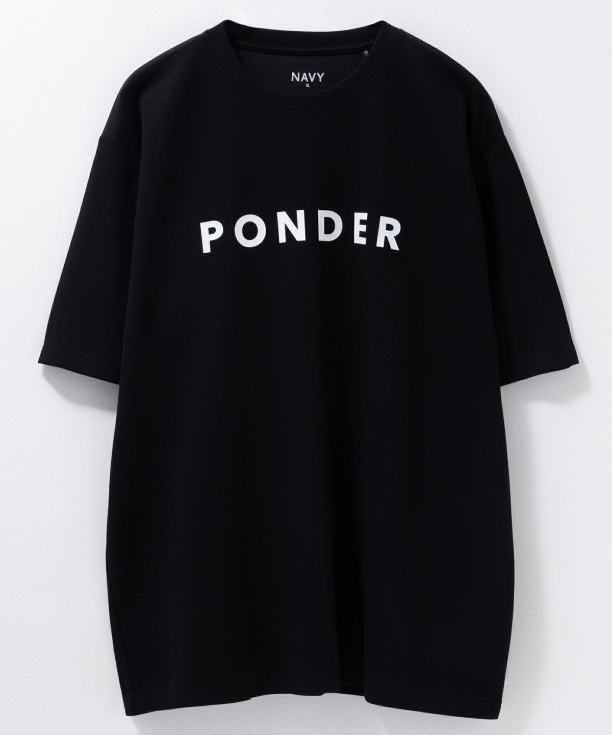 NAVY SARARI ポンチ素材 冷感プリントTシャツ メンズ ネコポス 対応商品