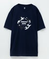 T-GRAPHICS アニマルプリント半袖Tシャツ メンズ ネコポス 対応商品