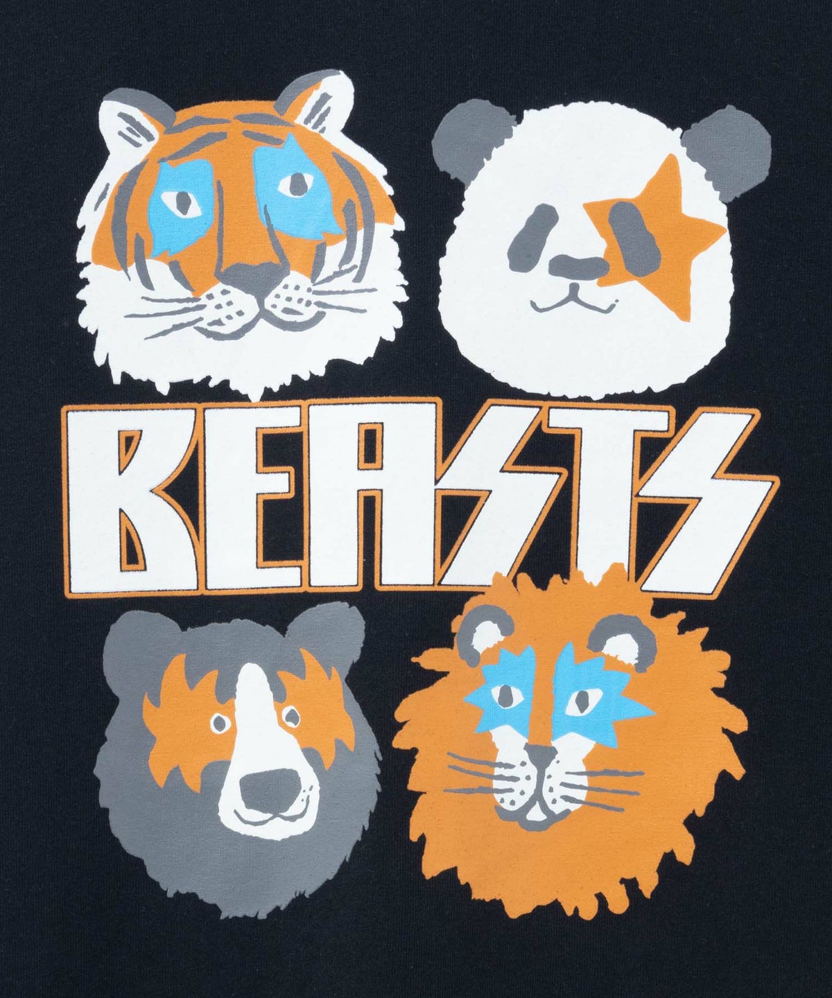 T-GRAPHICS アニマルプリント半袖Tシャツ メンズ ネコポス 対応商品