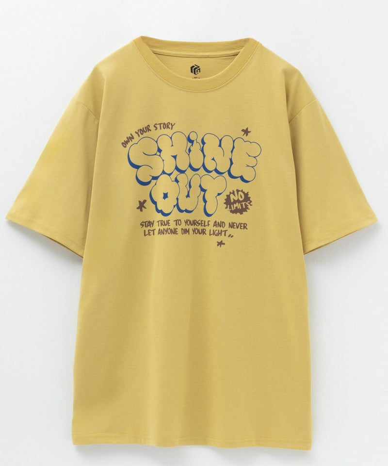 T-GRAPHICS  ストリートロゴプリント半袖Tシャツ メンズ メール便 対応商品商品画像-1