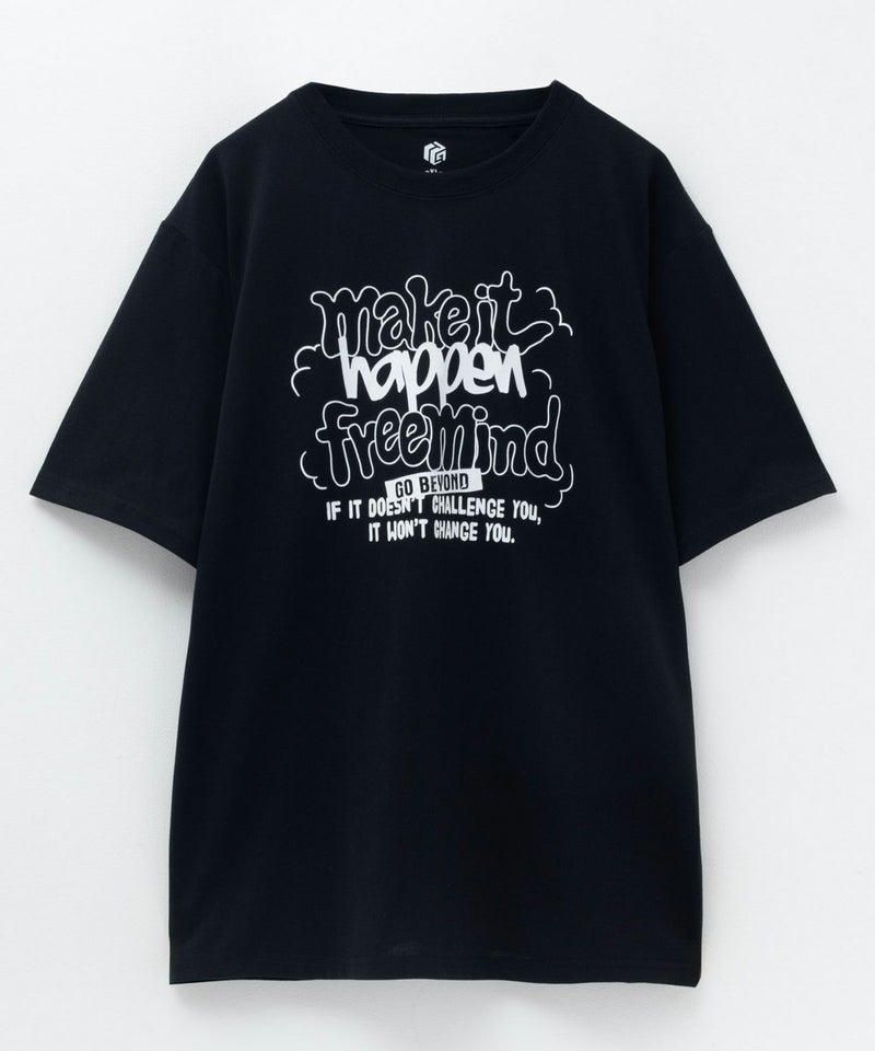 T-GRAPHICS ストリートロゴプリント半袖Tシャツ メンズ メール便 対応商品商品画像-5