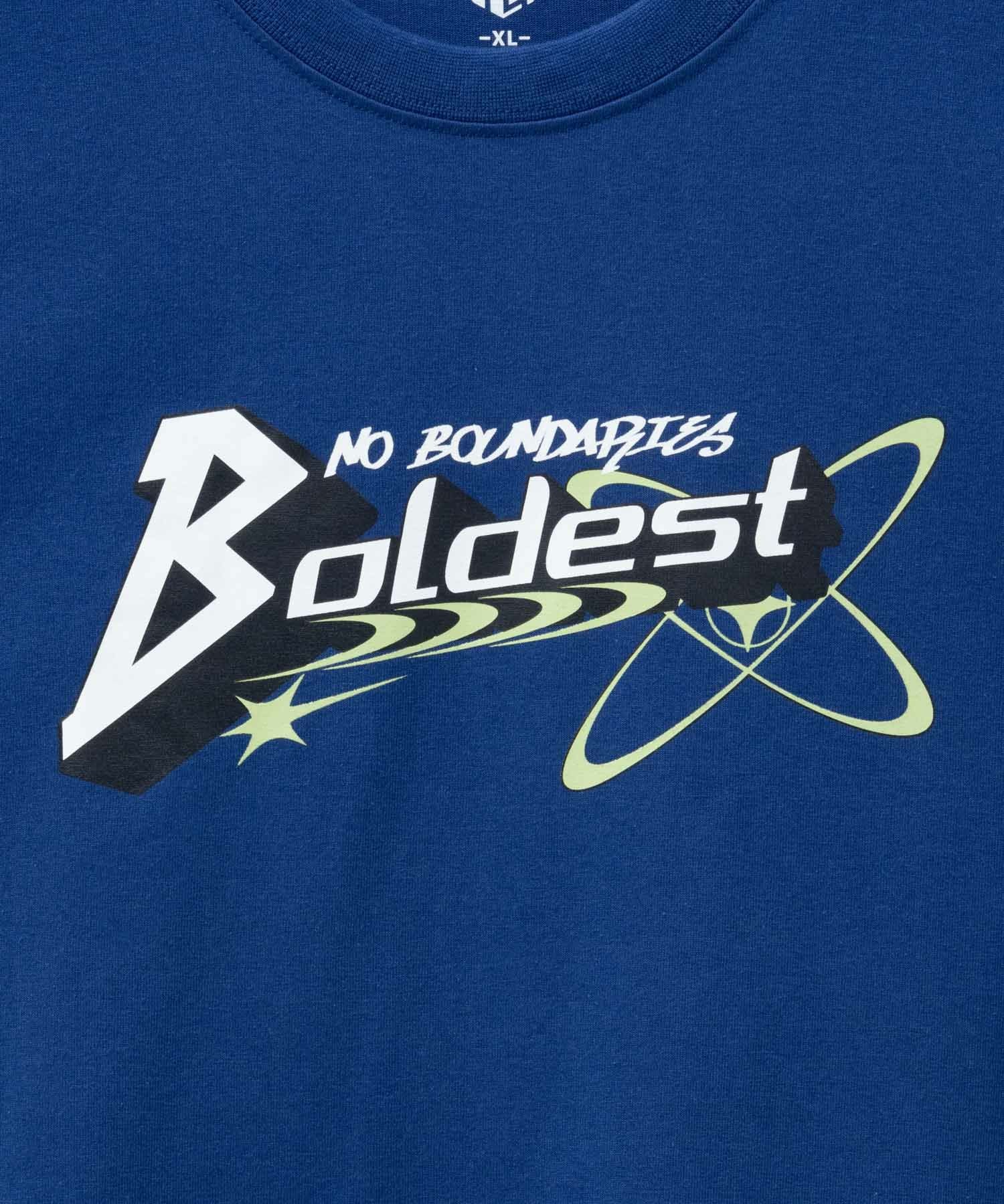 【ブルー】ストリートロゴ半袖Tシャツ T-GRAPHICS ストリートロゴプリント半袖Tシャツ メンズ