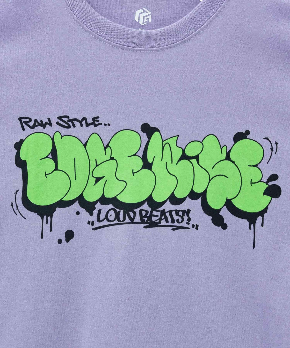 T-GRAPHICS ストリートロゴプリント半袖Tシャツ メンズ ネコポス 対応商品