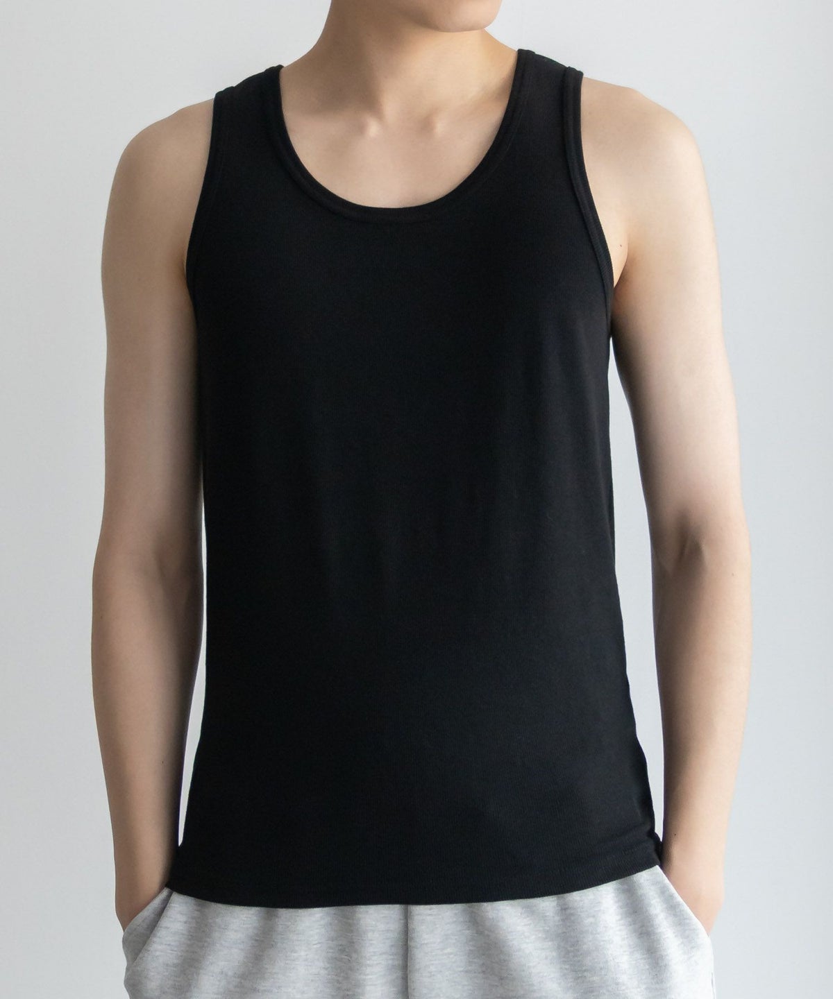 NAVY テレコタンクトップ メンズ ネコポス 対応商品