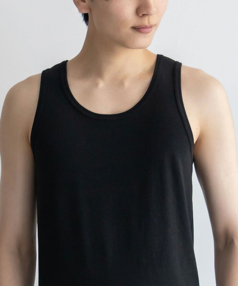 NAVY  テレコタンクトップ メンズ メール便 対応商品商品画像-19