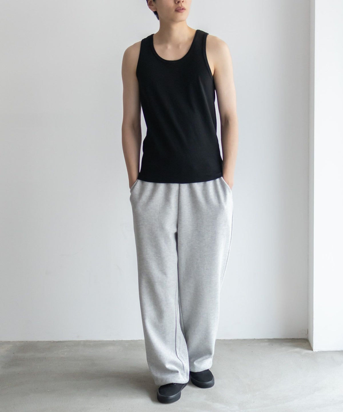 NAVY テレコタンクトップ メンズ ネコポス 対応商品