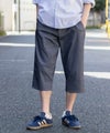 NAVY SARARI 裏メッシュドビークロップドパンツ メンズ