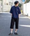 NAVY SARARI 裏メッシュドビークロップドパンツ メンズ商品サムネイル-38