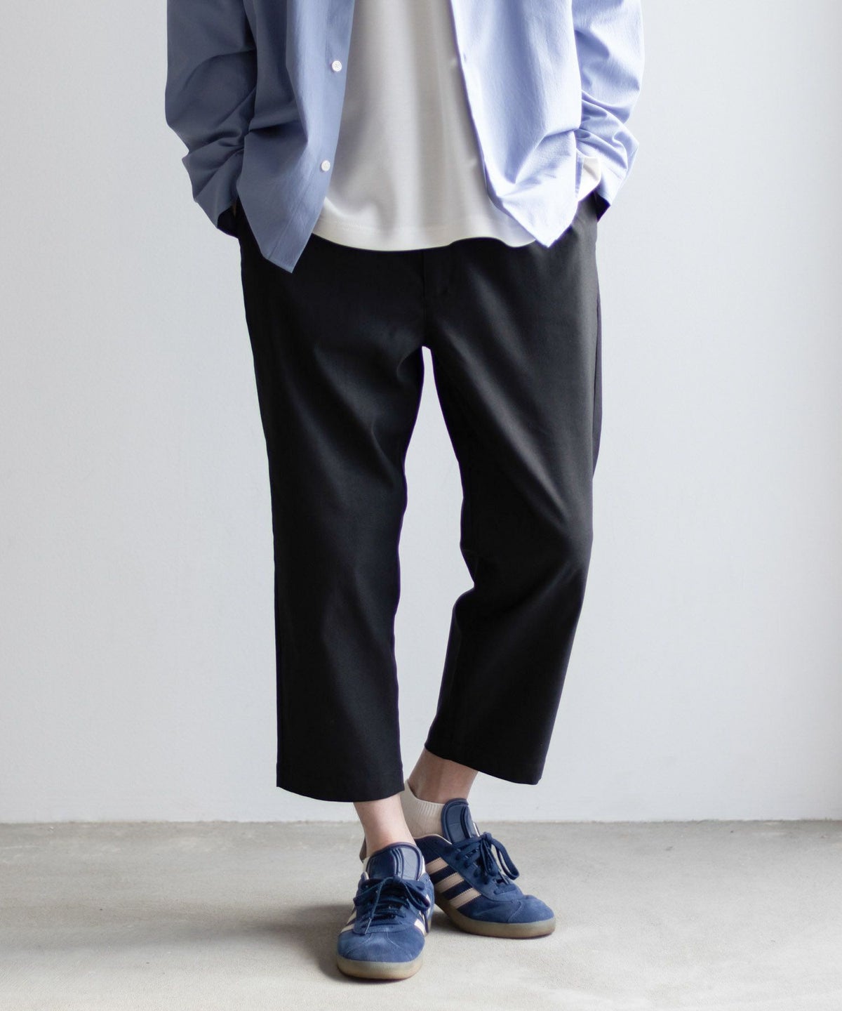 NAVY 毎日はきたくなるラクラクパンツ 「マイラク」クロップドパンツ メンズ
