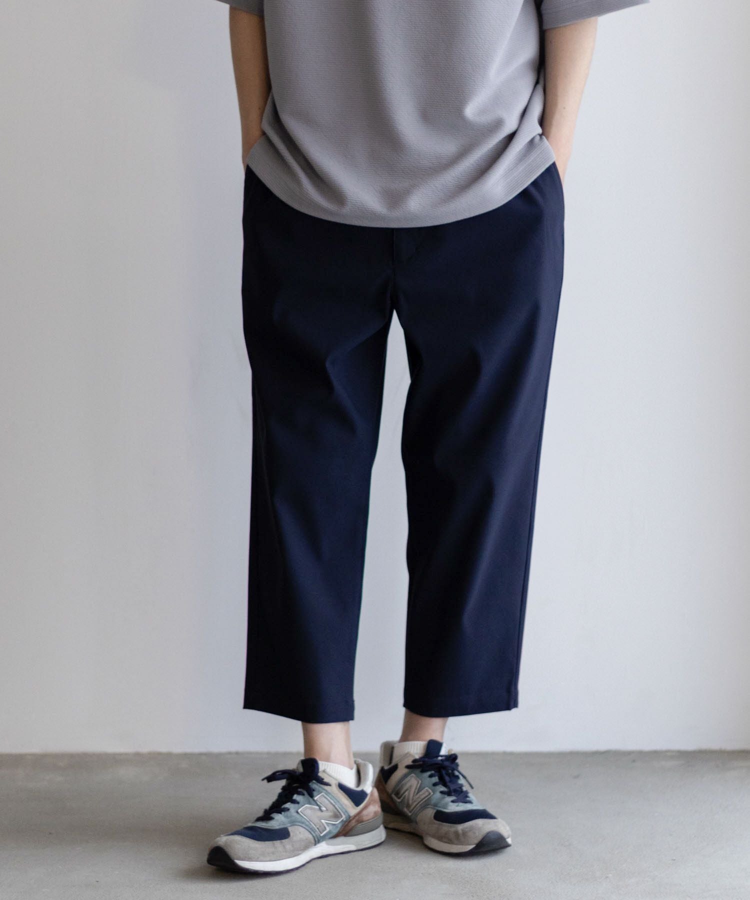 NAVY 毎日はきたくなるラクラクパンツ 「マイラク」クロップドパンツ