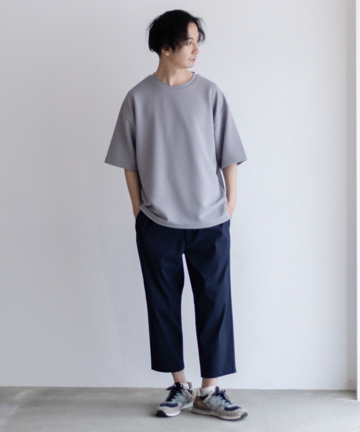 NAVY 毎日はきたくなるラクラクパンツ 「マイラク」クロップドパンツ メンズ