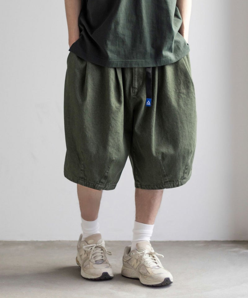 【WEB限定】GERRY  タックワイドショートパンツ メンズ商品画像-3