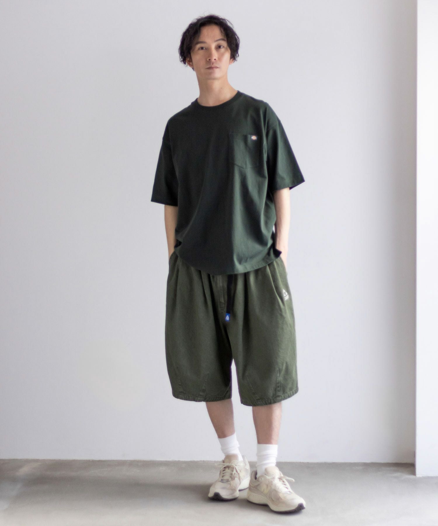 GERRY タックワイドショートパンツ メンズ