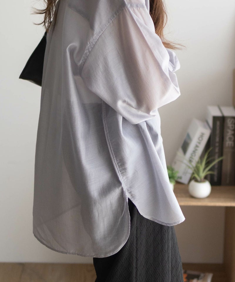 BEVERLY HILLS POLO CLUB シアー長袖シャツ レディース商品画像-14