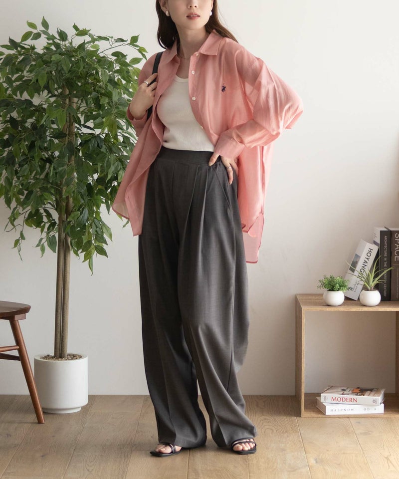 BEVERLY HILLS POLO CLUB  シアー長袖シャツ レディース商品画像-18