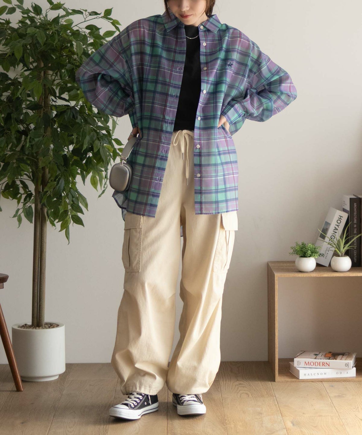 BEVERLY HILLS POLO CLUB シアー長袖シャツ レディース