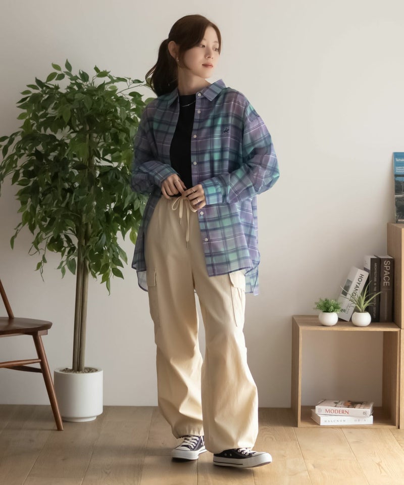 BEVERLY HILLS POLO CLUB シアー長袖シャツ レディース商品画像-40