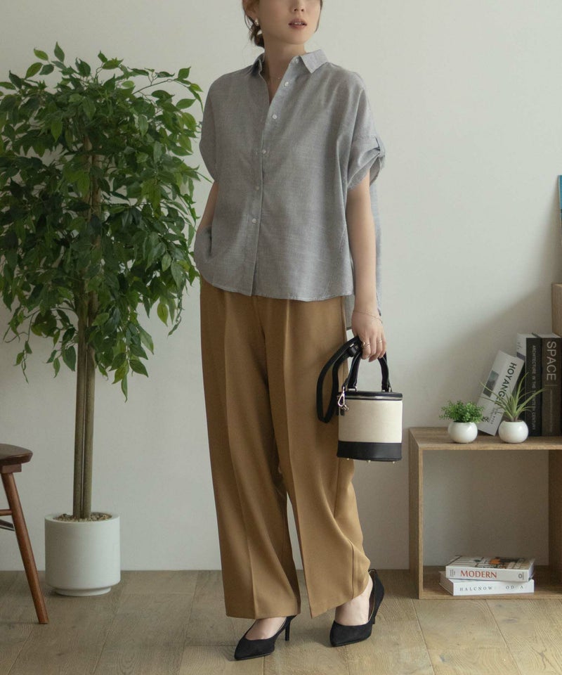 nAvy 袖リボン前開きシャツ レディース商品画像-20