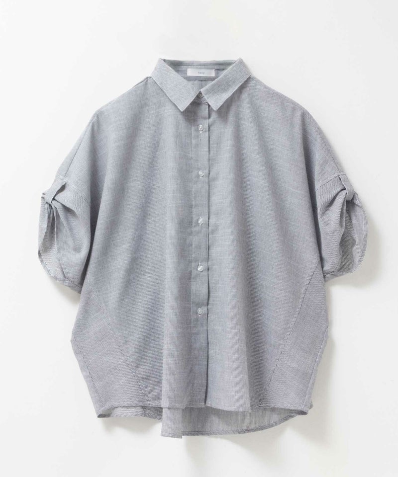 nAvy 袖リボン前開きシャツ レディース商品画像-25