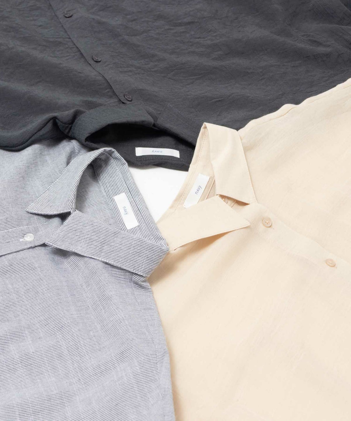 nAvy 袖リボン前開きシャツ レディース