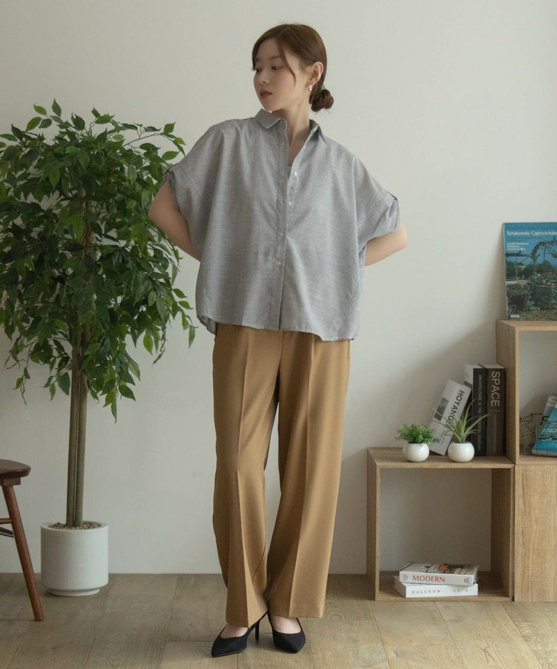 nAvy 袖リボン前開きシャツ レディース商品画像-31