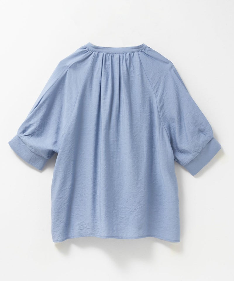 nAvy 5分袖スキッパーブラウス レディース商品画像-22