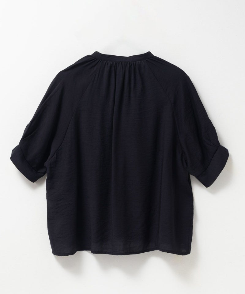 nAvy 5分袖スキッパーブラウス レディース商品画像-24