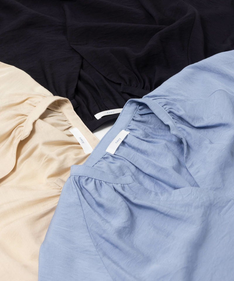 nAvy 5分袖スキッパーブラウス レディース商品画像-29