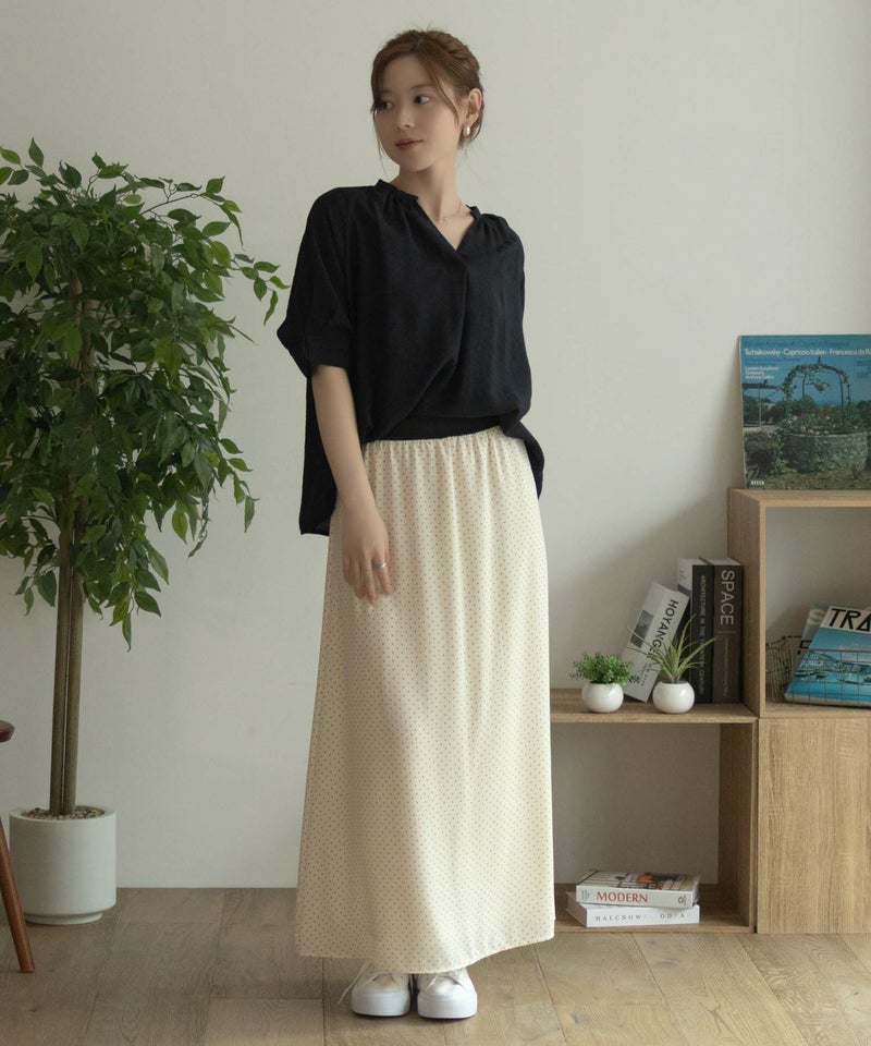 nAvy  5分袖スキッパーブラウス レディース商品画像-31