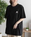 CONVERSE バックBOXプリントTシャツ レディース メール便 対応商品商品サムネイル-5