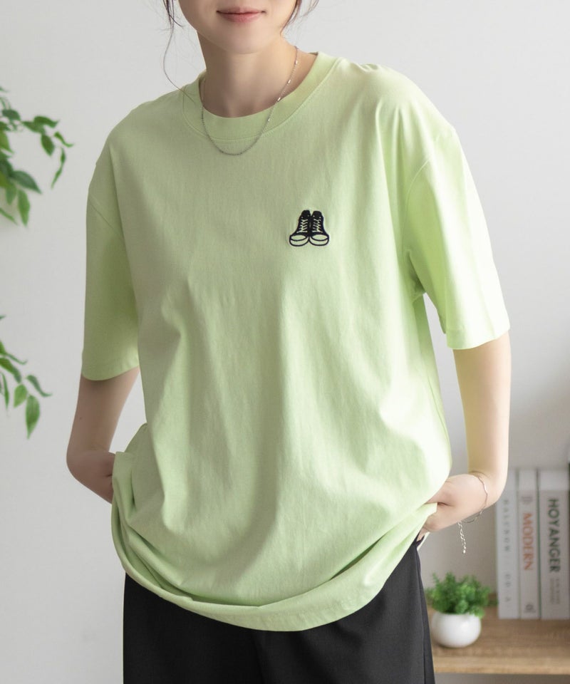 CONVERSE  バックBOXプリントTシャツ レディース メール便 対応商品商品画像-15