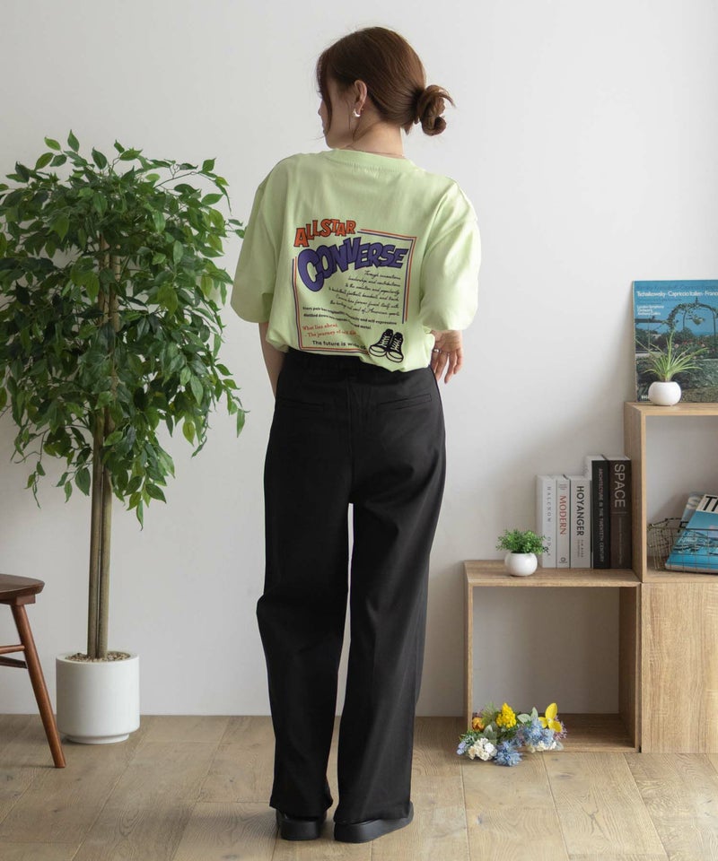 CONVERSE バックBOXプリントTシャツ レディース メール便 対応商品商品画像-38