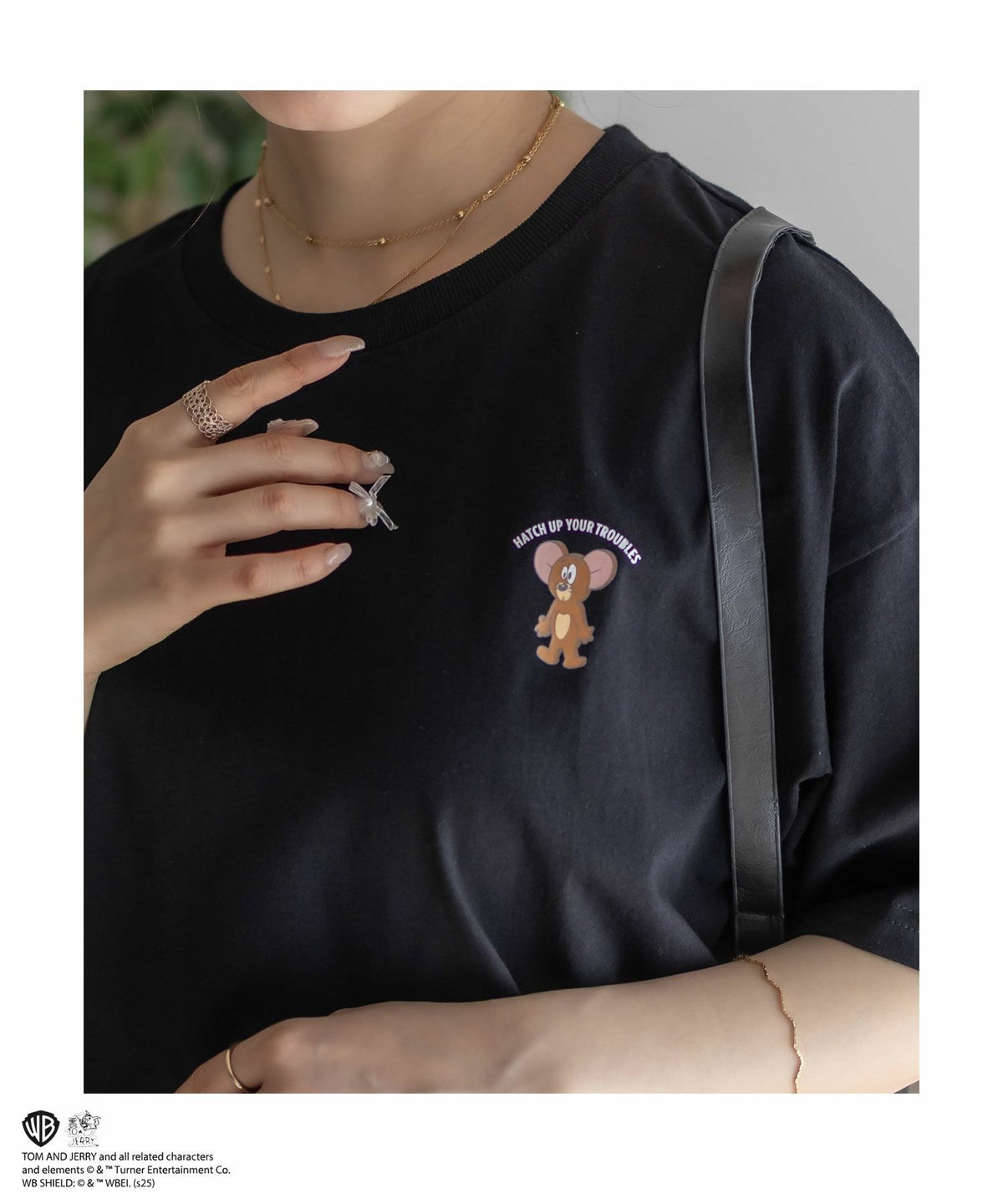 Tom and Jerry プリントTシャツ レディース ネコポス 対応商品