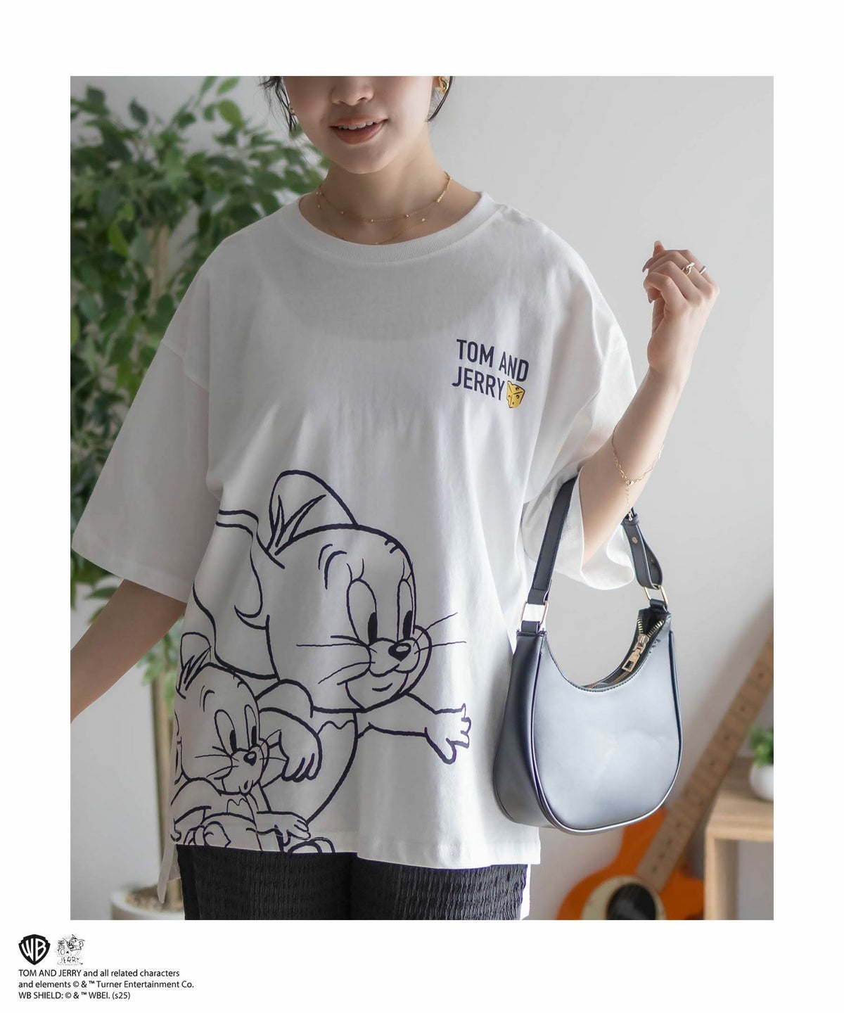 Tom and Jerry プリントTシャツ レディース ネコポス 対応商品